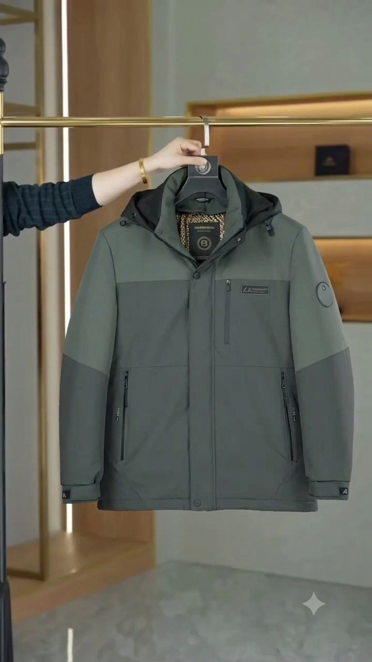 Warm Parka Winter Hooded Casual Jacket